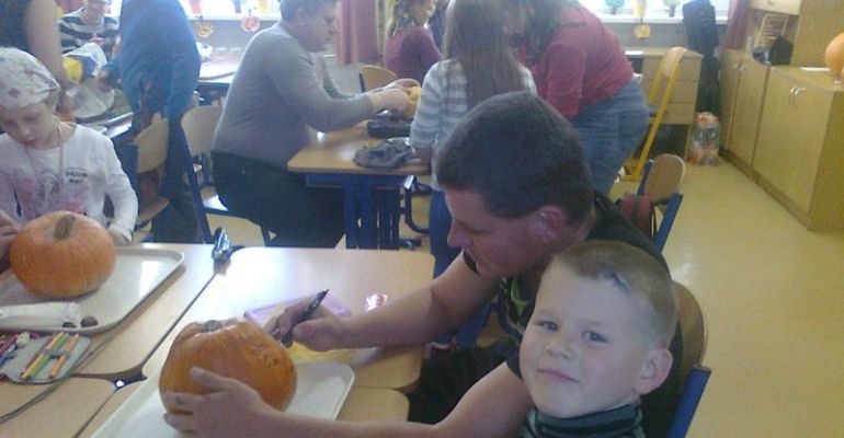 Soutěž o nejpovedenější Haloweenskou dýni – třídní akce 2. A