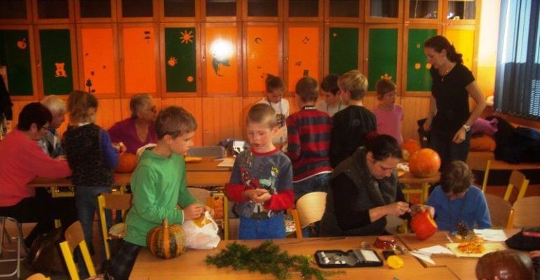 Haloweenské tvoření 2. B