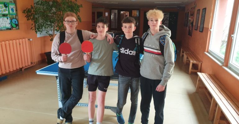 Turnaj v ping-pongu pro žáky 8. a 9. ročníků
