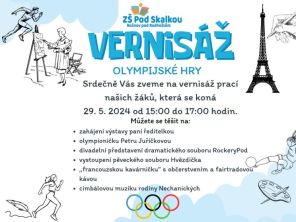 Obrázek k aktualitě Pozvánka na Vernisáž s tematikou olympijské hry na ZŠ Pod Skalkou