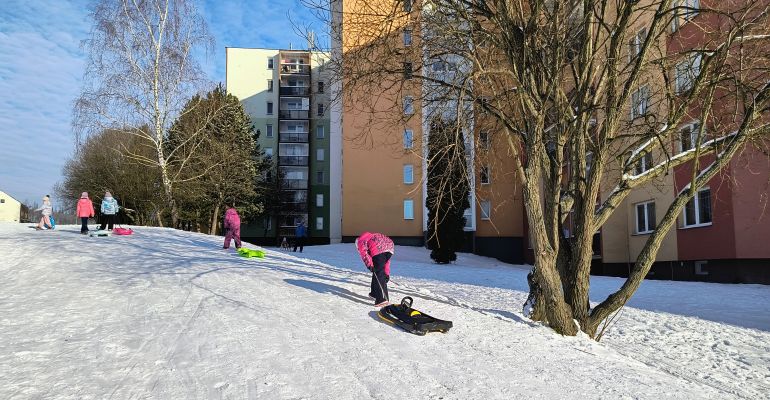 Sněhové radovánky 3.A