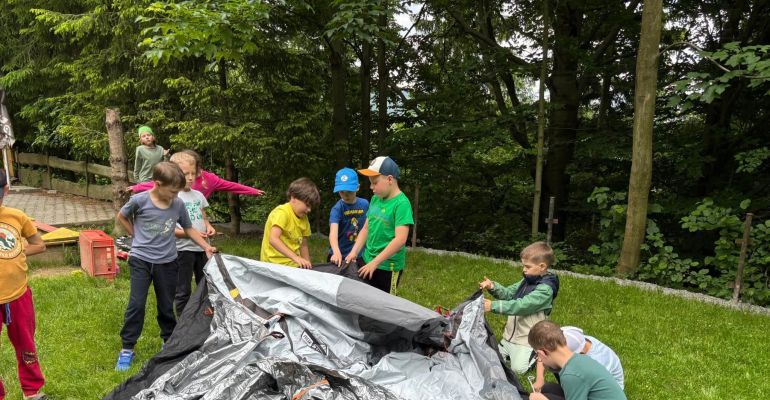 1.A na škole v přírodě