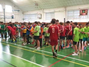 Obrázek k aktualitě Okrsková kola florbal 8.,9. třídy