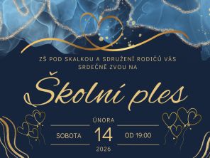 Obrázek k aktualitě Pozvánka na ples ZŠ Pod Skalkou