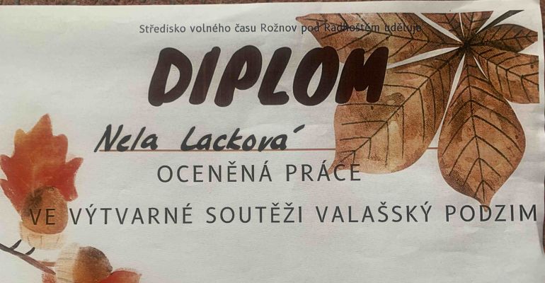 Úspěch ve výtvarné soutěži