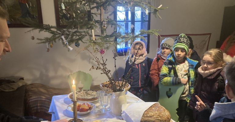 Vánoce na dědině 2.B