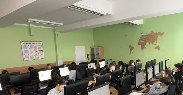 Školní kolo matematicko-zeměpisné soutěže Pangea