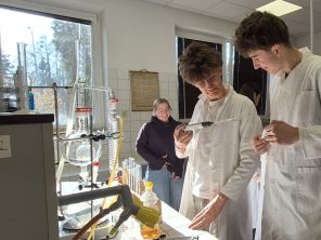 Obrázek k aktualitě Deváťáci trénují v labinách