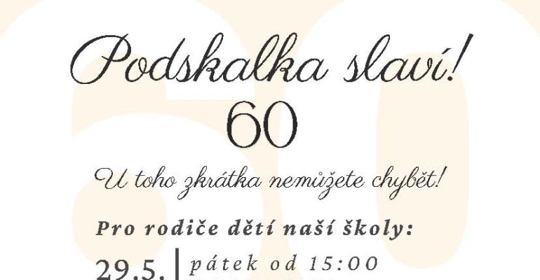 Podskalka slaví 60 let - pozvánka