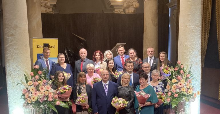 Gratulace naší pedagožce Nikole Kloboučníkové k ocenění Zlínského kraje