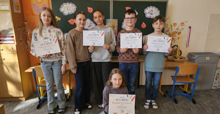 Literární úspěchy našich žáků v okrese