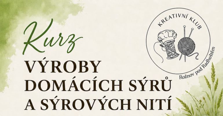 Kurz výroby domácích sýrů a sýrových nití