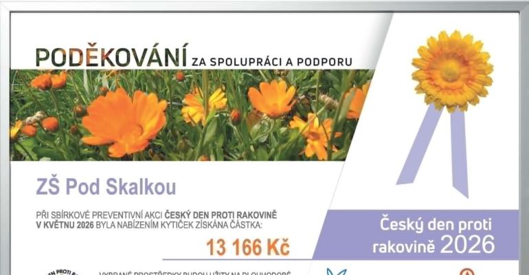 Poděkování za spolupráci a podporu