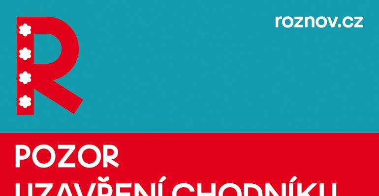 Informace o stavebních pracích v okolí školy a uzavření chodníku na ulici Letenská