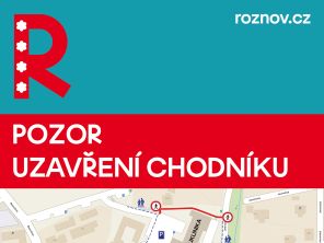 Obrázek k aktualitě Informace o stavebních pracích v okolí školy a uzavření chodníku na ulici Letenská