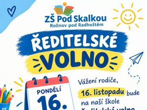 Obrázek k aktualitě Ředitelské volno dne 16.11.2026